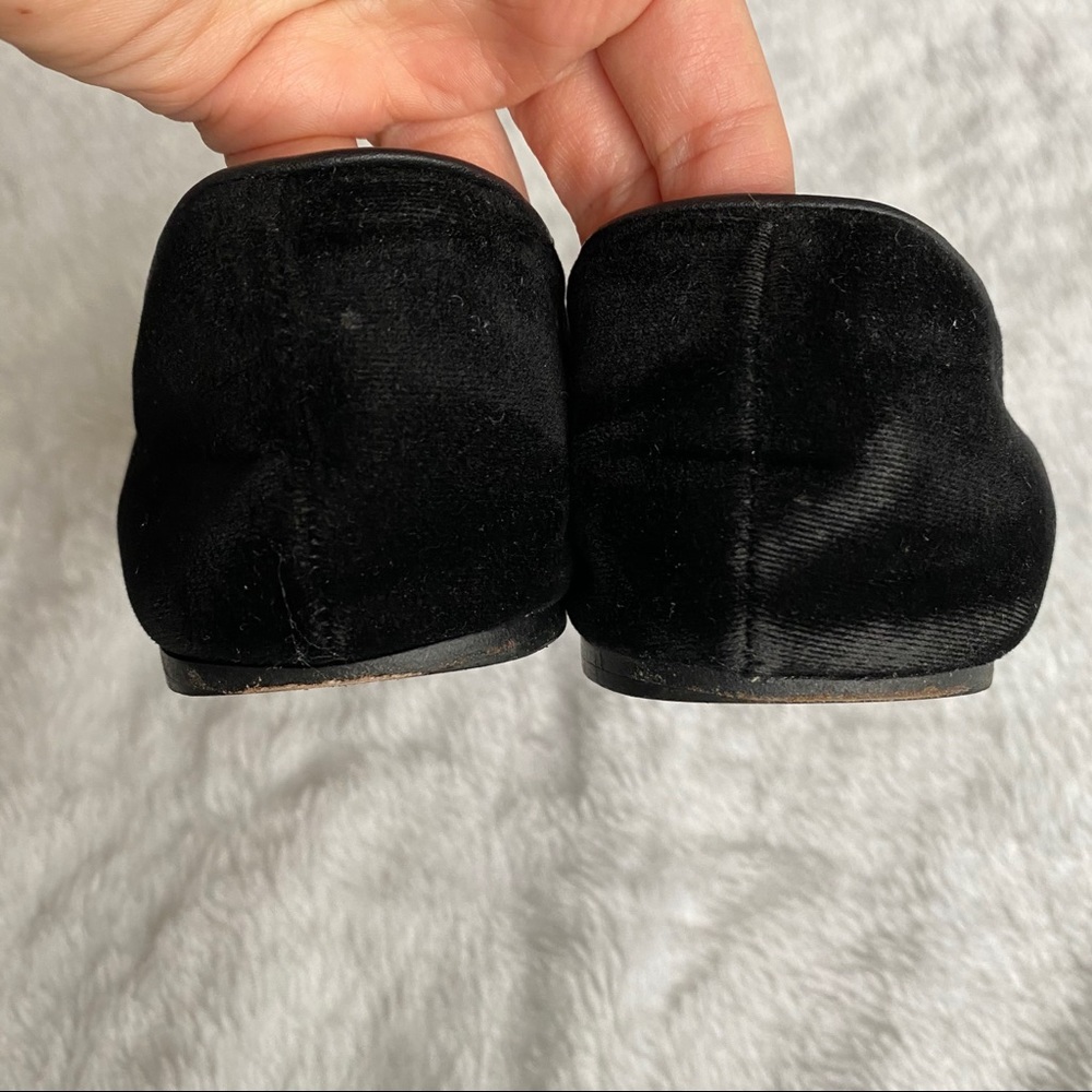 Gucci Black Velvet Jewel-Embellished Loafers - Picture 9 of 16